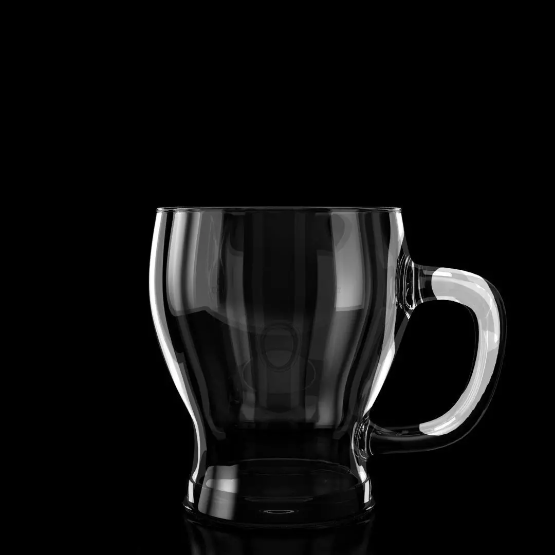 Beer Pint 003 - 50cl- High Poly 3D model_0