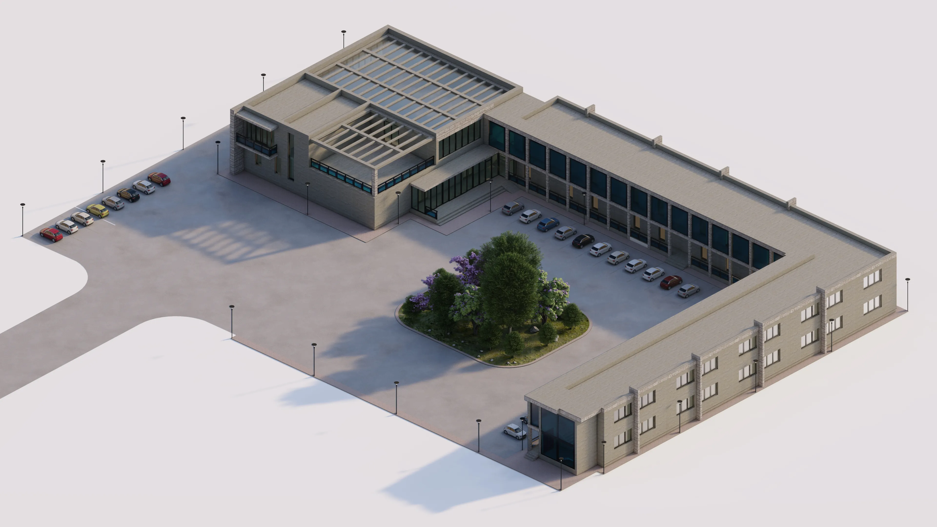 Hotel Beach-Hotel Beach Resort-Villa Suite 3D model