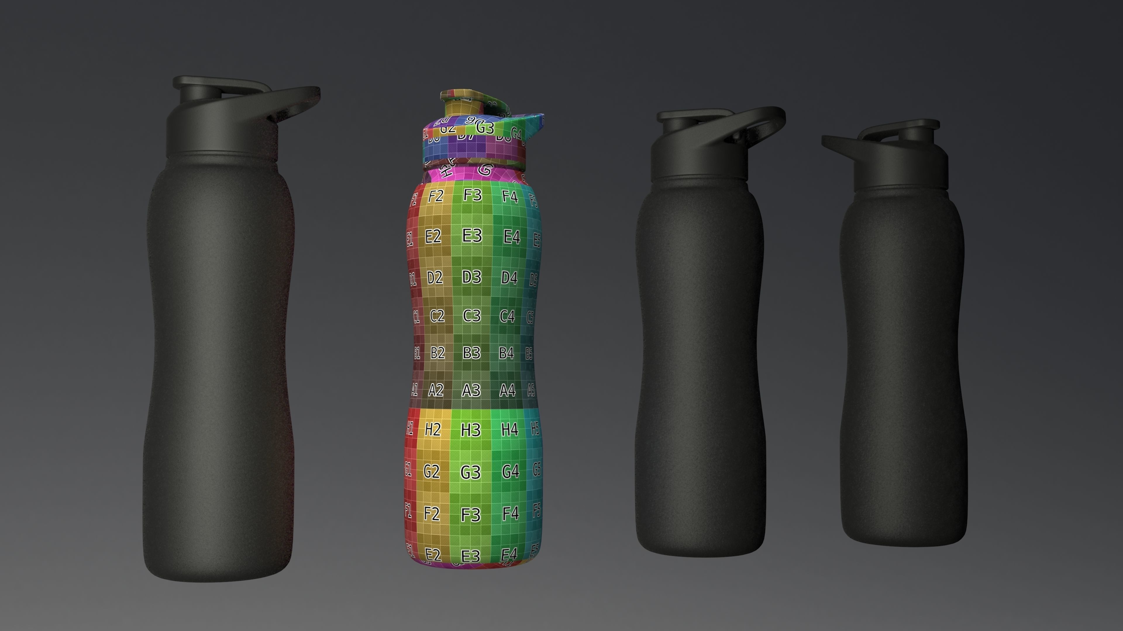 Water Bottle 03 3D model_3