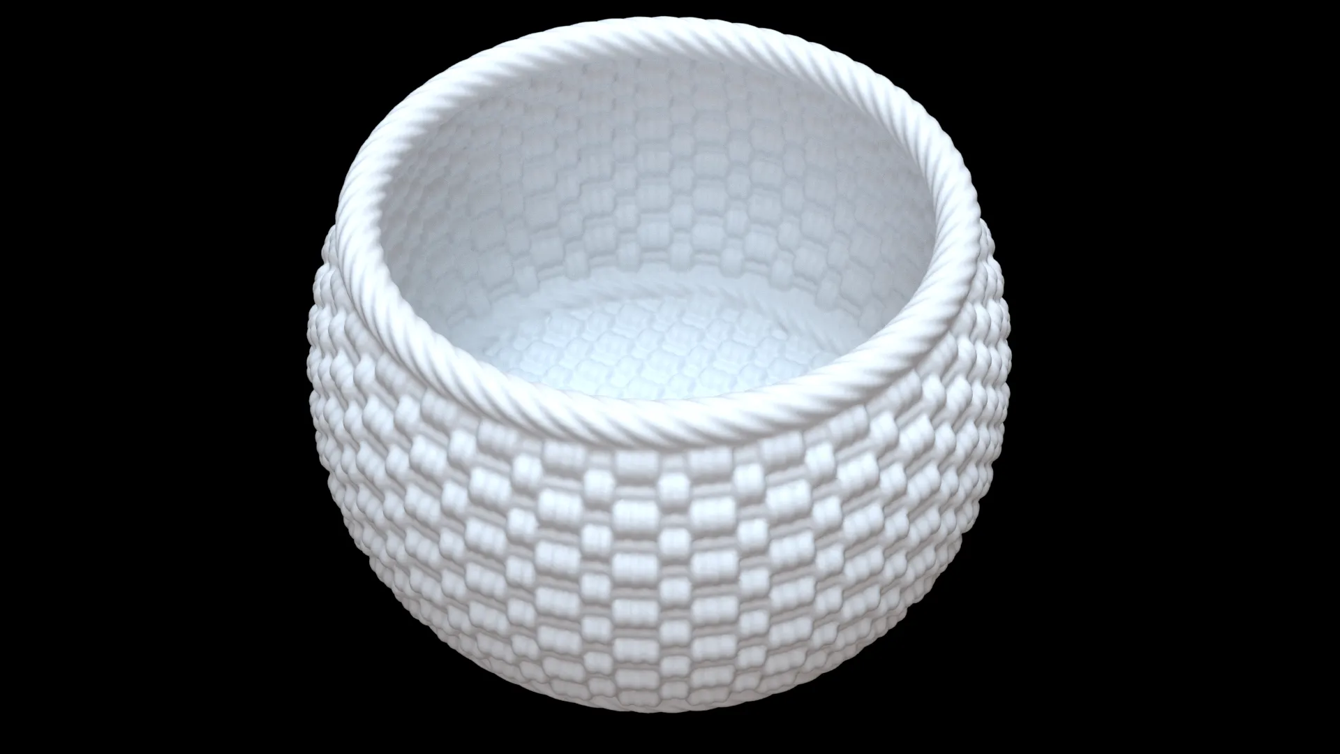 Wicker Basket 2 3D print model