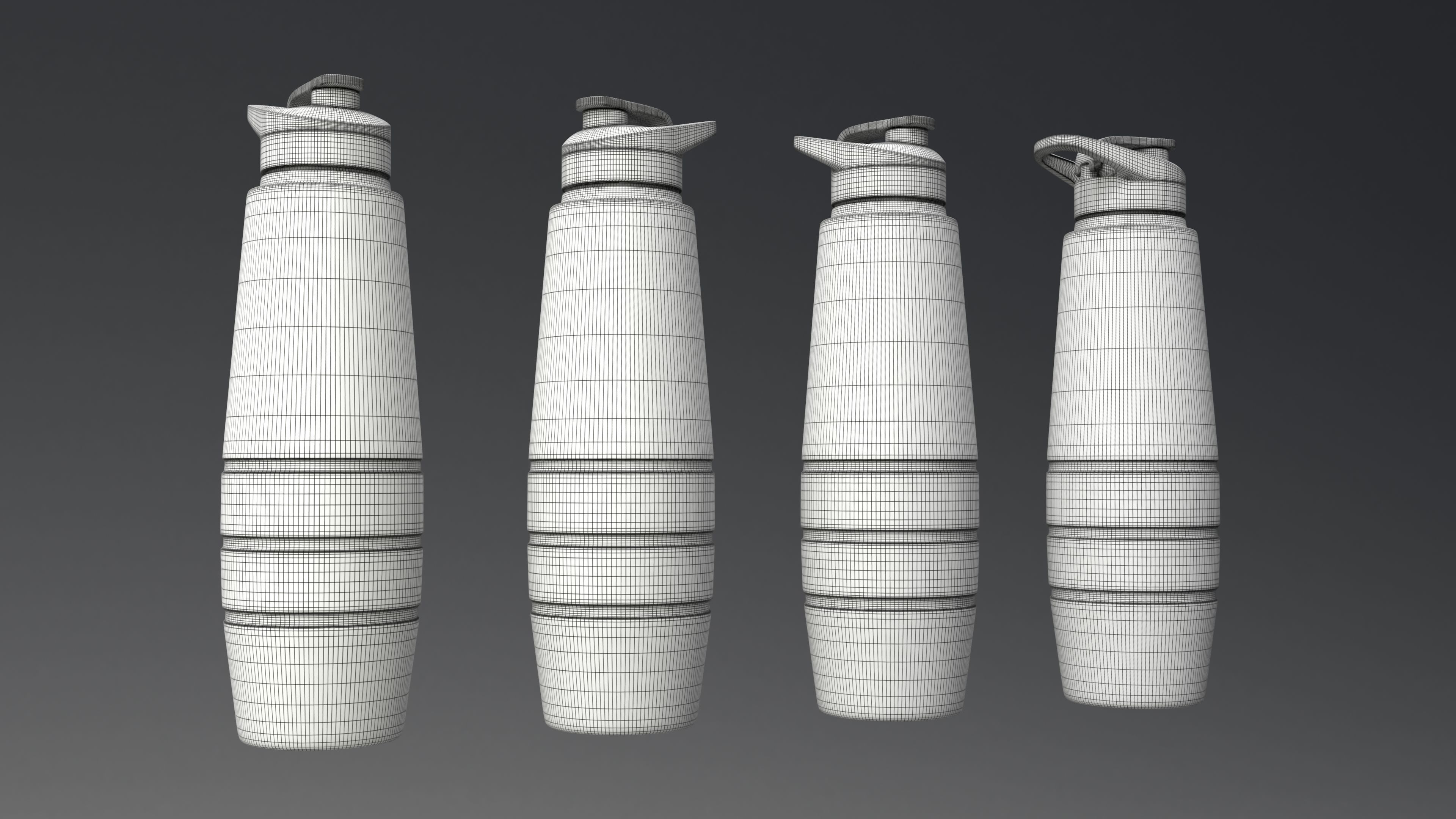 Water Bottle 05 3D model_4