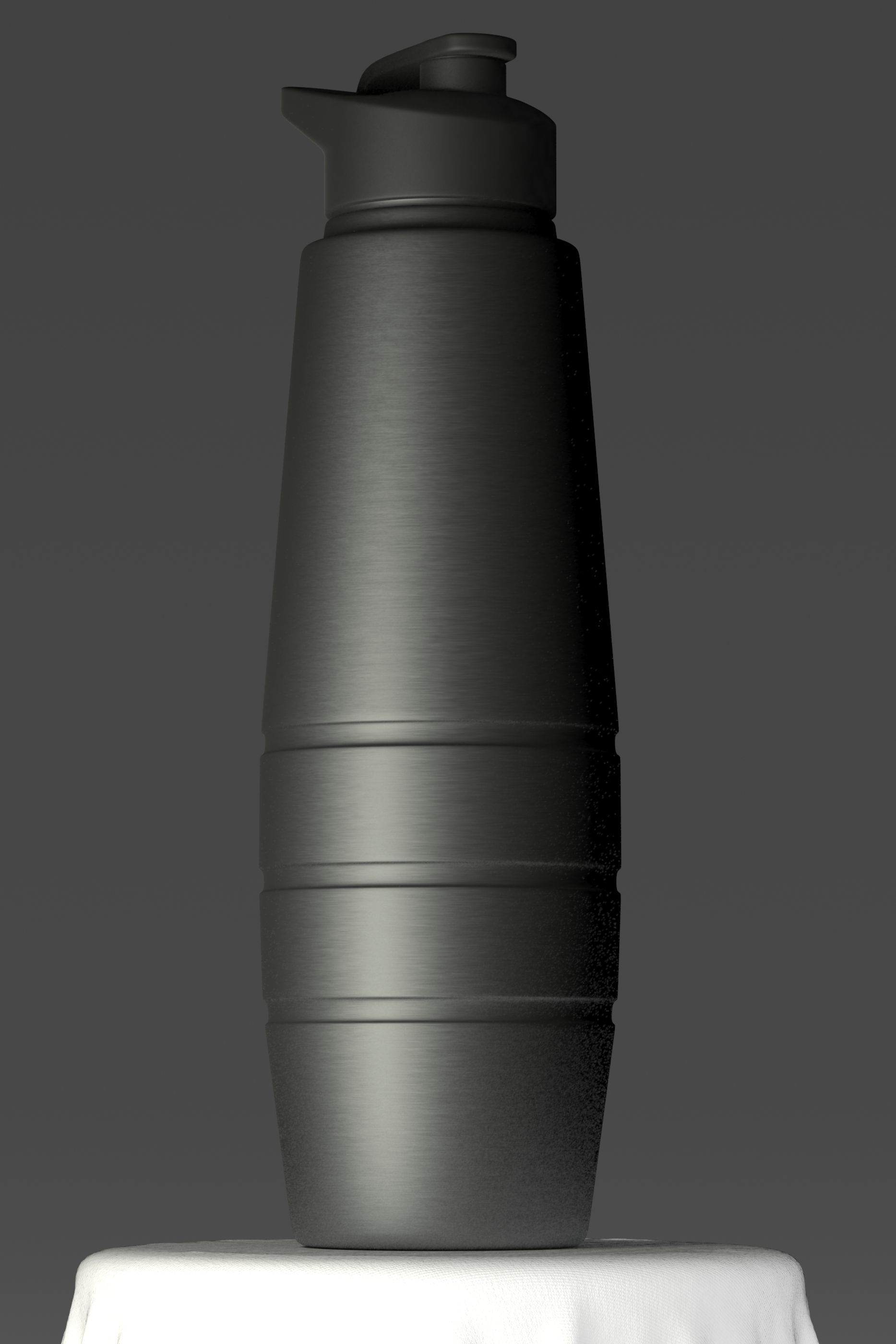 Water Bottle 05 3D model_2