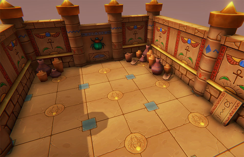 Medieval Tomb - Egypt Low-poly 3D model_3