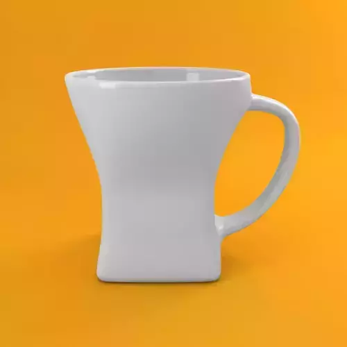 Coffee Tea Cup 004 - High Poly 3D model