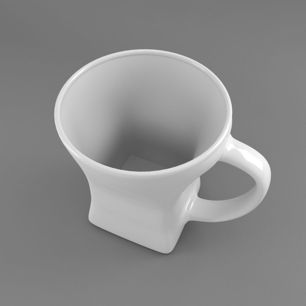 Coffee Tea Cup 004 - High Poly 3D model_1