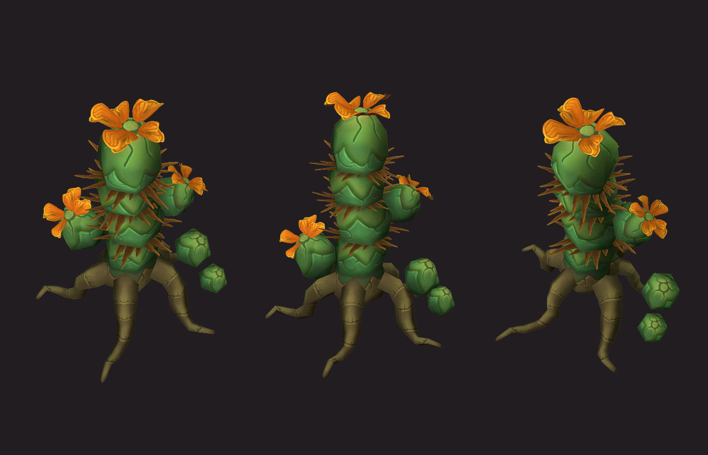 Fantasy Plants Pack Low-poly 3D model_3