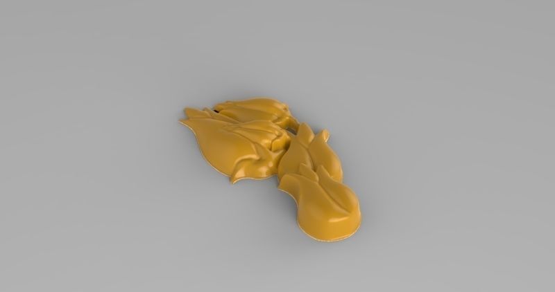 LALE tulip four Free 3D print model_2