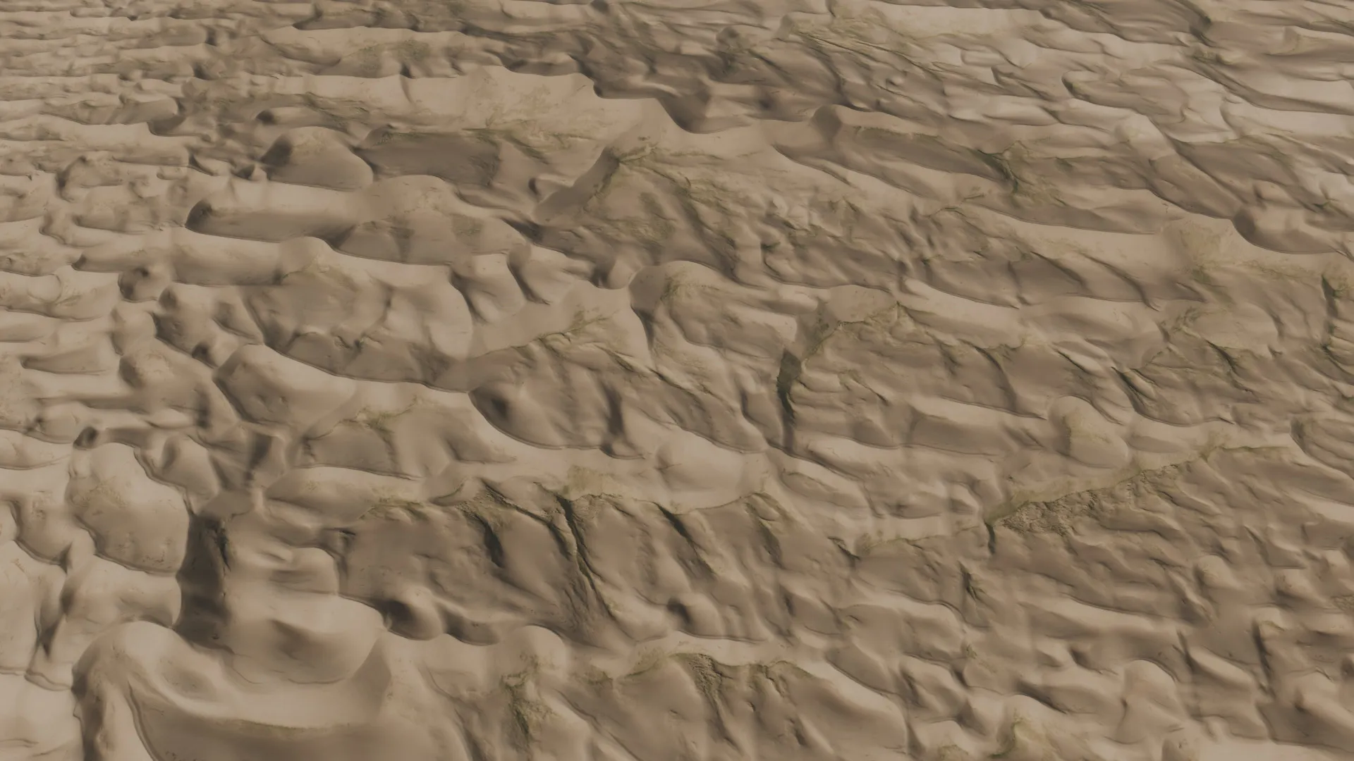 Sand Dunes Terrain - Great Sand Dunes Colorado USA 3D model
