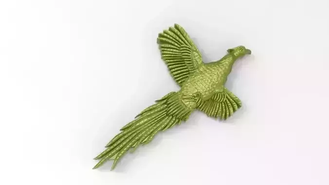 pheasant brooch