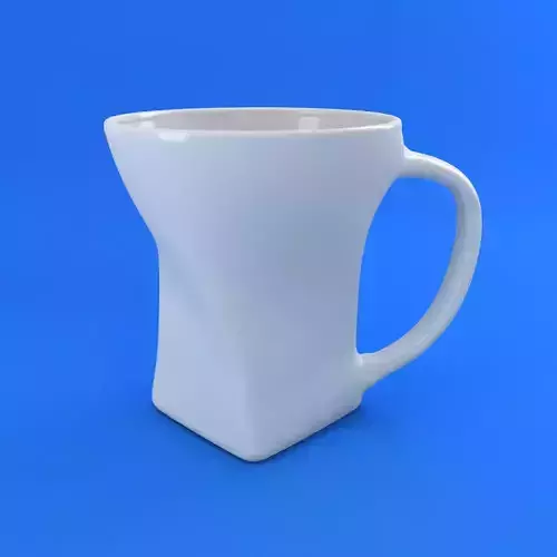 Coffee Tea Cup 005 - Studio Setup - Low Poly Subdivs Low-poly 3D model