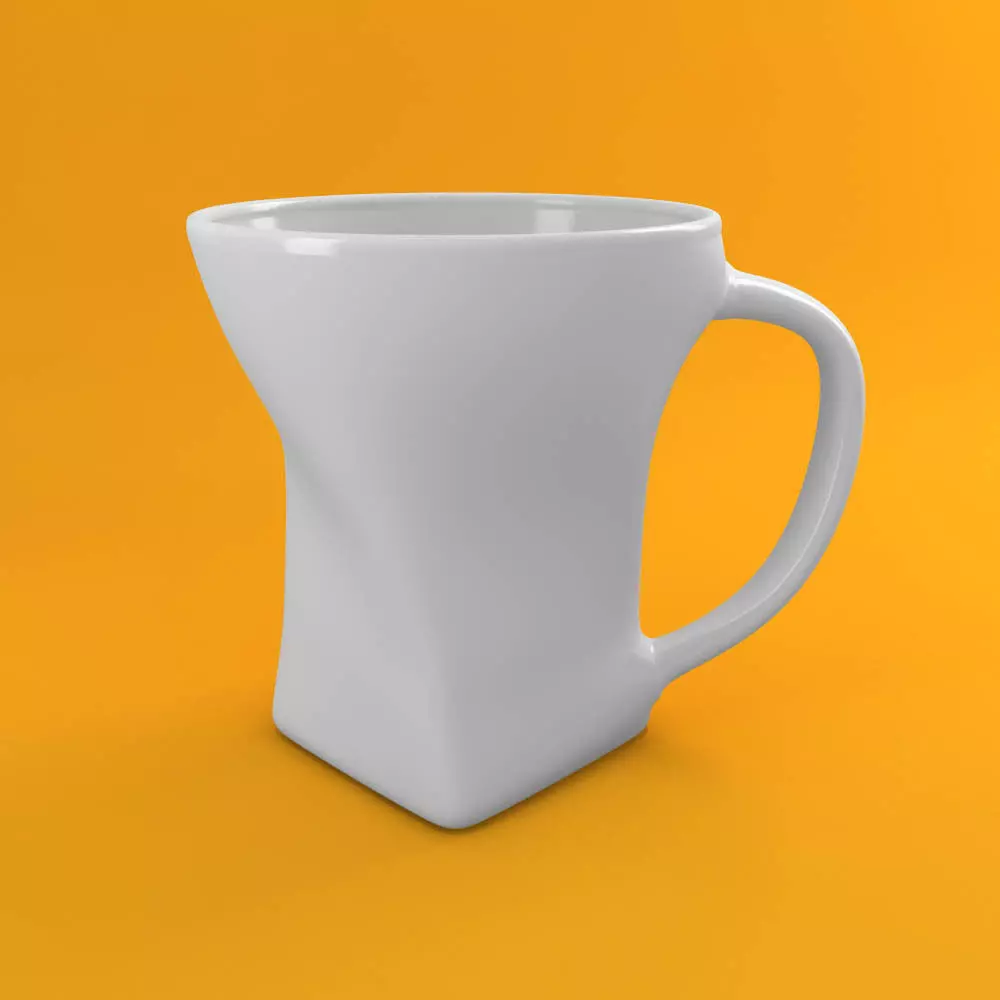 Coffee Tea Cup 005 - High Poly 3D model_0