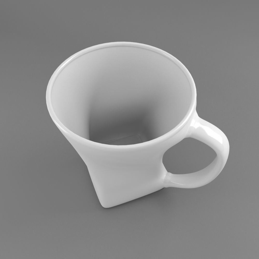 Coffee Tea Cup 005 - High Poly 3D model_1