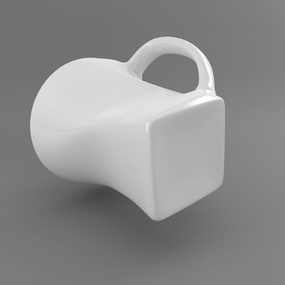 Coffee Tea Cup 005 - High Poly 3D model_2