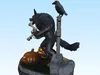 4677 Werewolf with Skull Minimalist Statue STL DND 3D model 3D ...