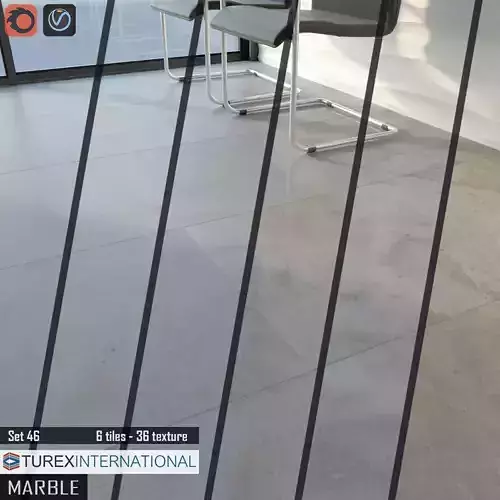 TUREX INTERNATIONAL Marble Tiles Set