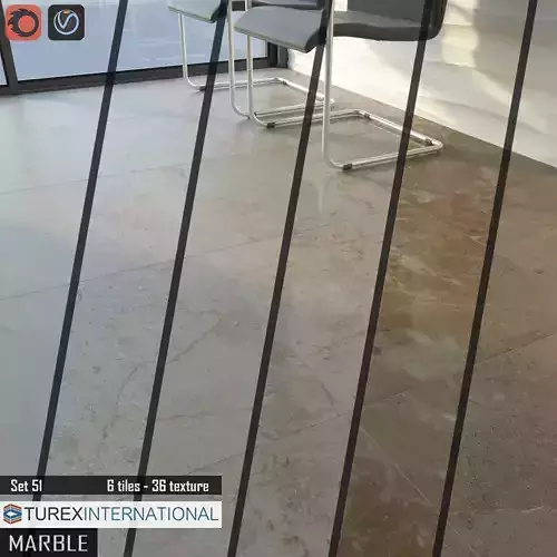 TUREX INTERNATIONAL Marble Tiles Set