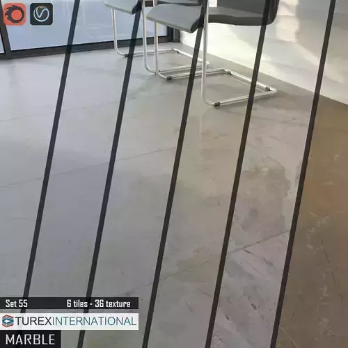 TUREX INTERNATIONAL Marble Tiles Set
