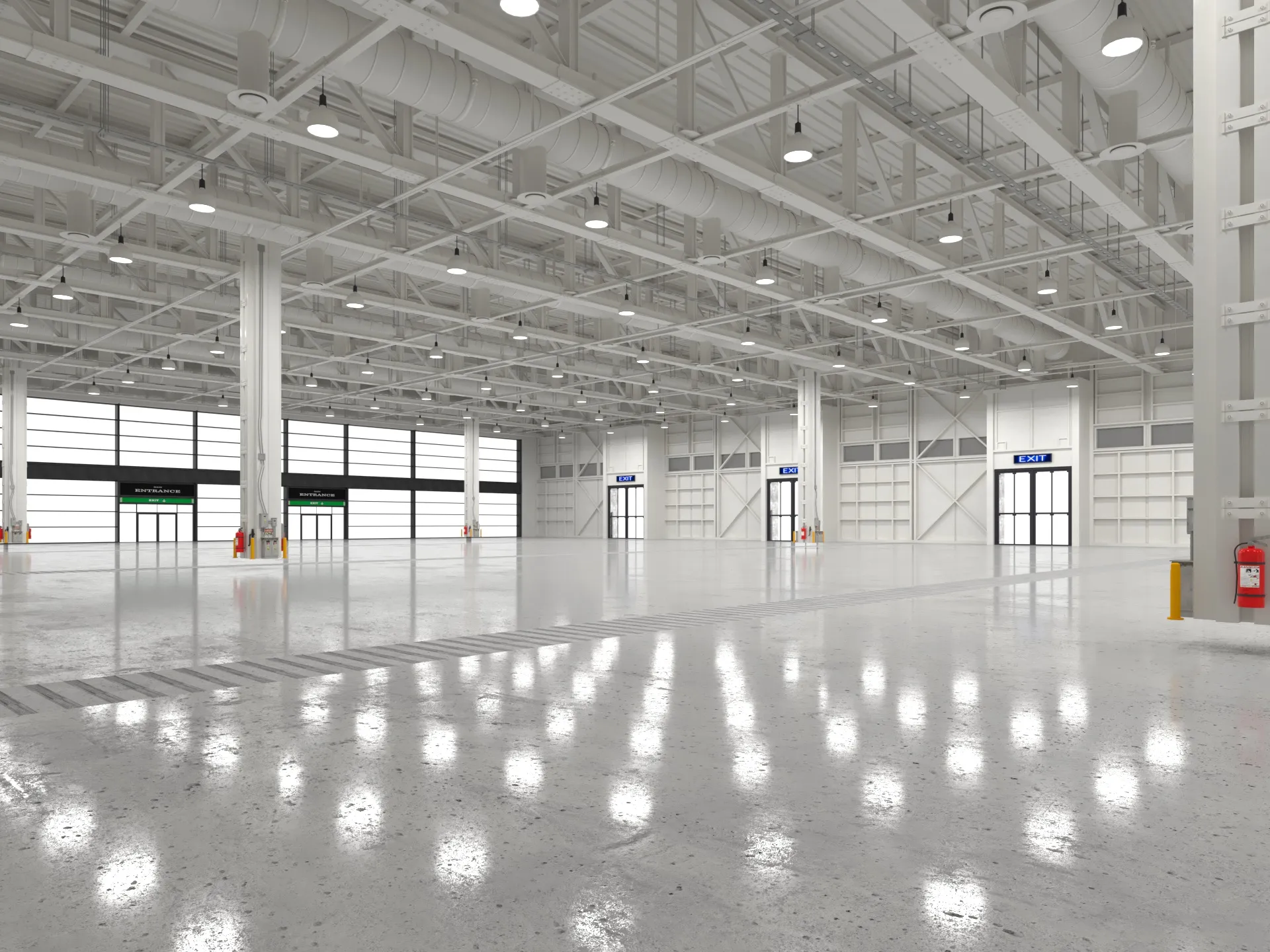 Exhibition Hall 45 3D model