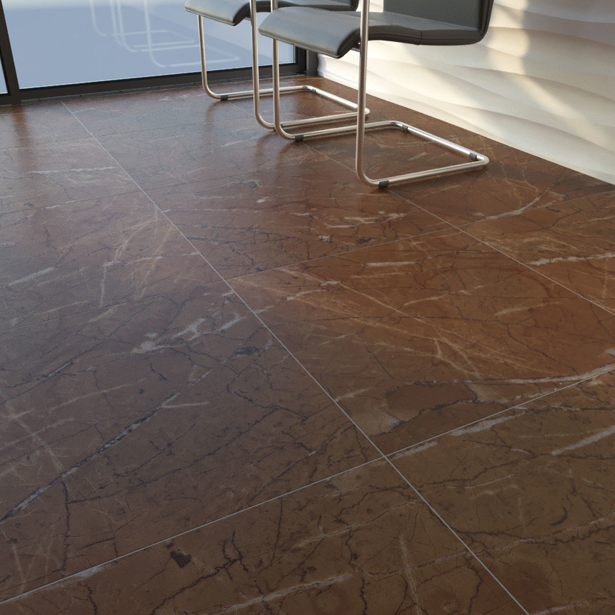 TUREX INTERNATIONAL Marble Tiles Set 3D model_8