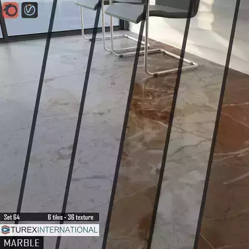TUREX INTERNATIONAL Marble Tiles Set