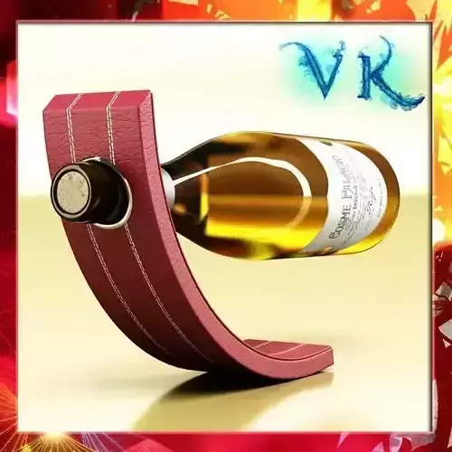 Wine Rack 5 and White Wine Bottle