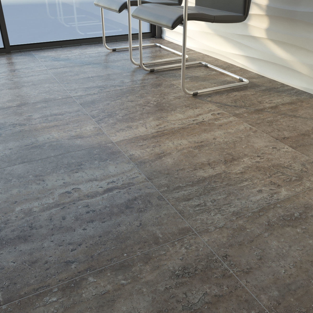 TUREX INTERNATIONAL Travertine Tiles Set 3D model_14