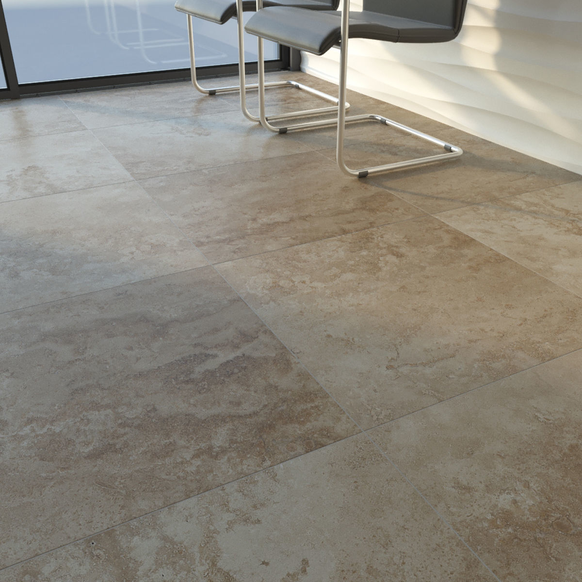 TUREX INTERNATIONAL Travertine Tiles Set 3D model_10