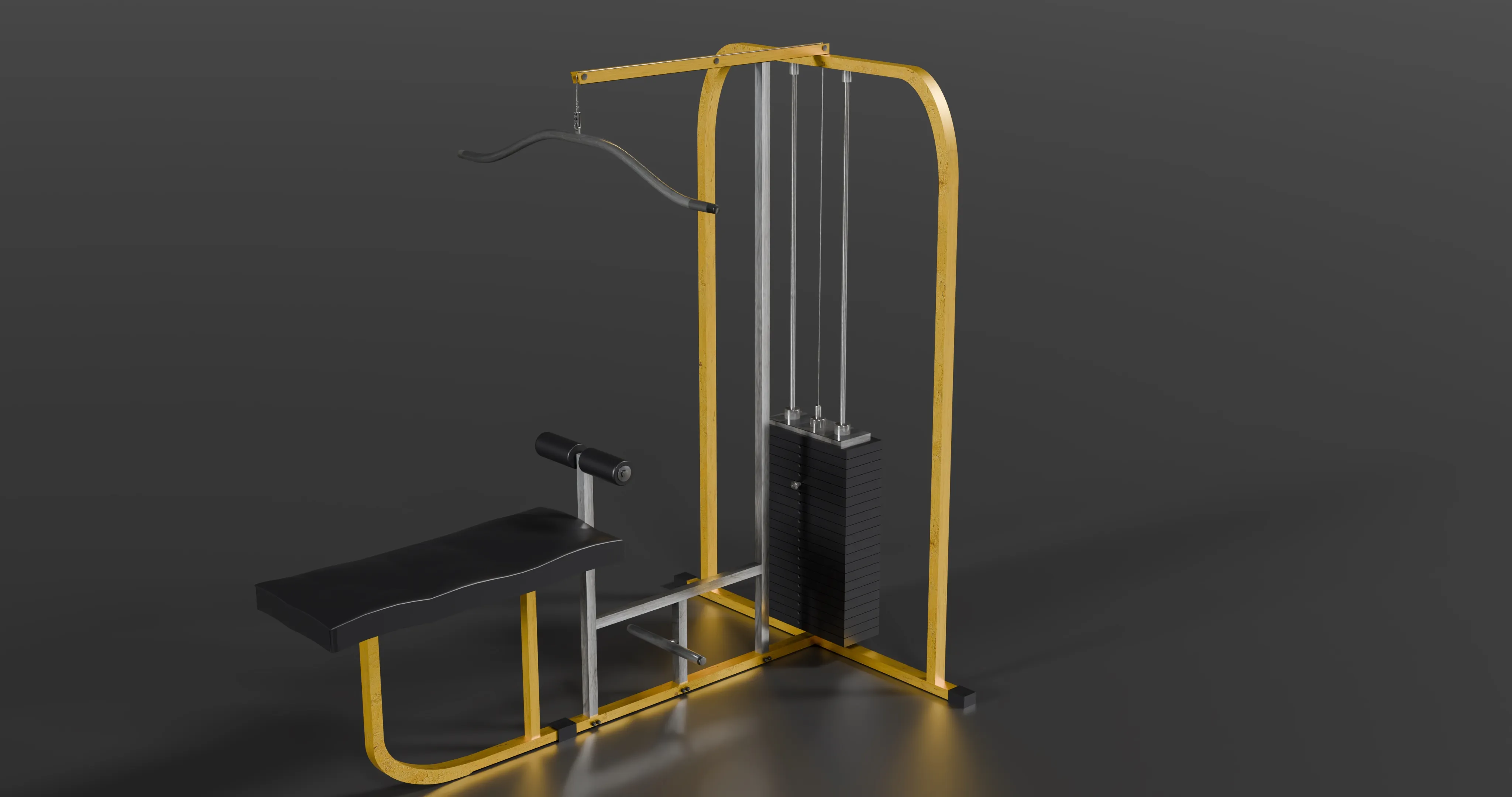 Pulldown Machine 3D model