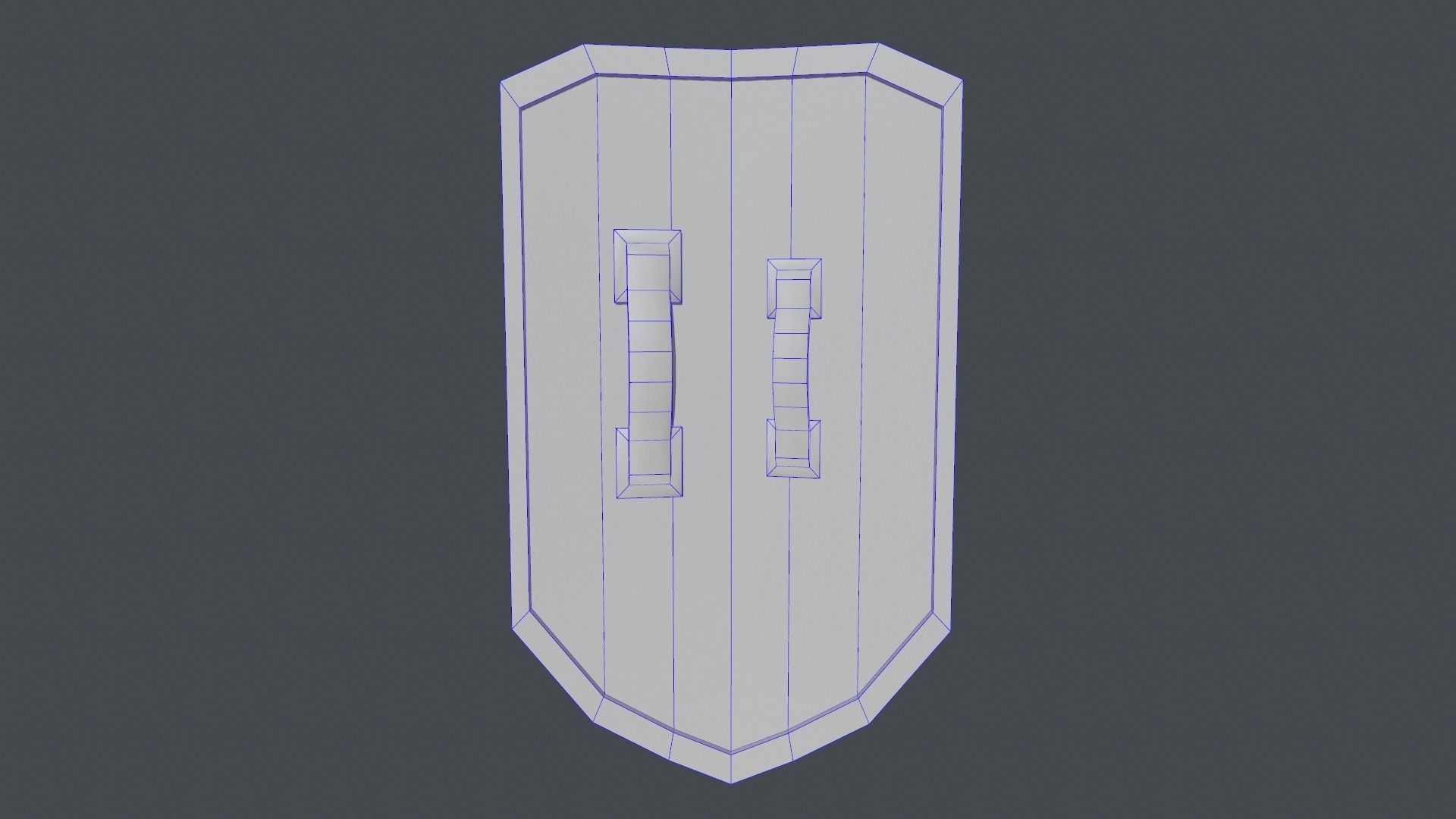 Shield Free low-poly 3D model_2