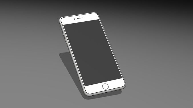 iPhone 6 Low-poly 3D model