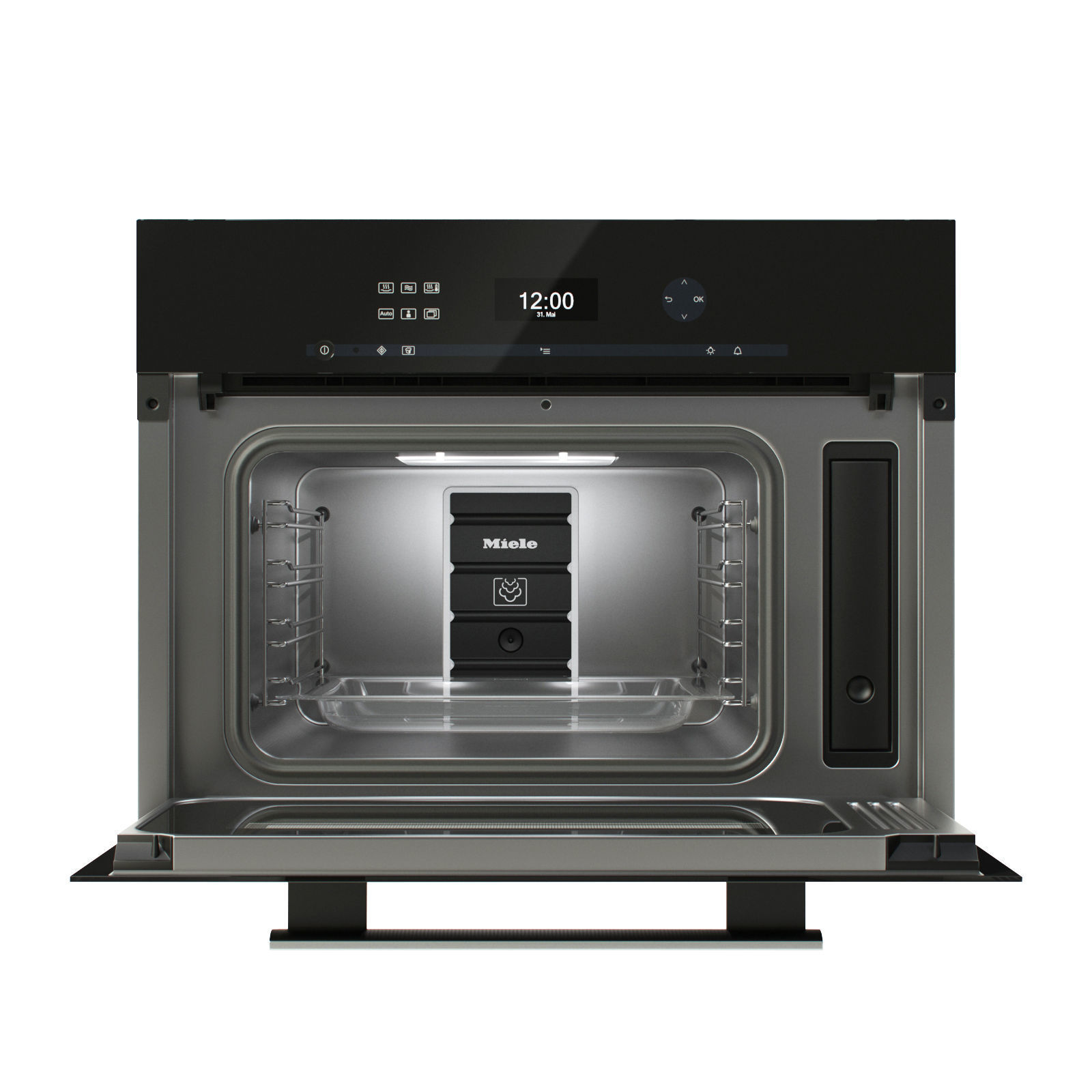 Steam oven with microwave Miele DGM 6401 3D model CGTrader