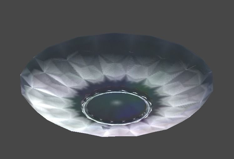 Dish1 glass bowl Low-poly 3D model_3