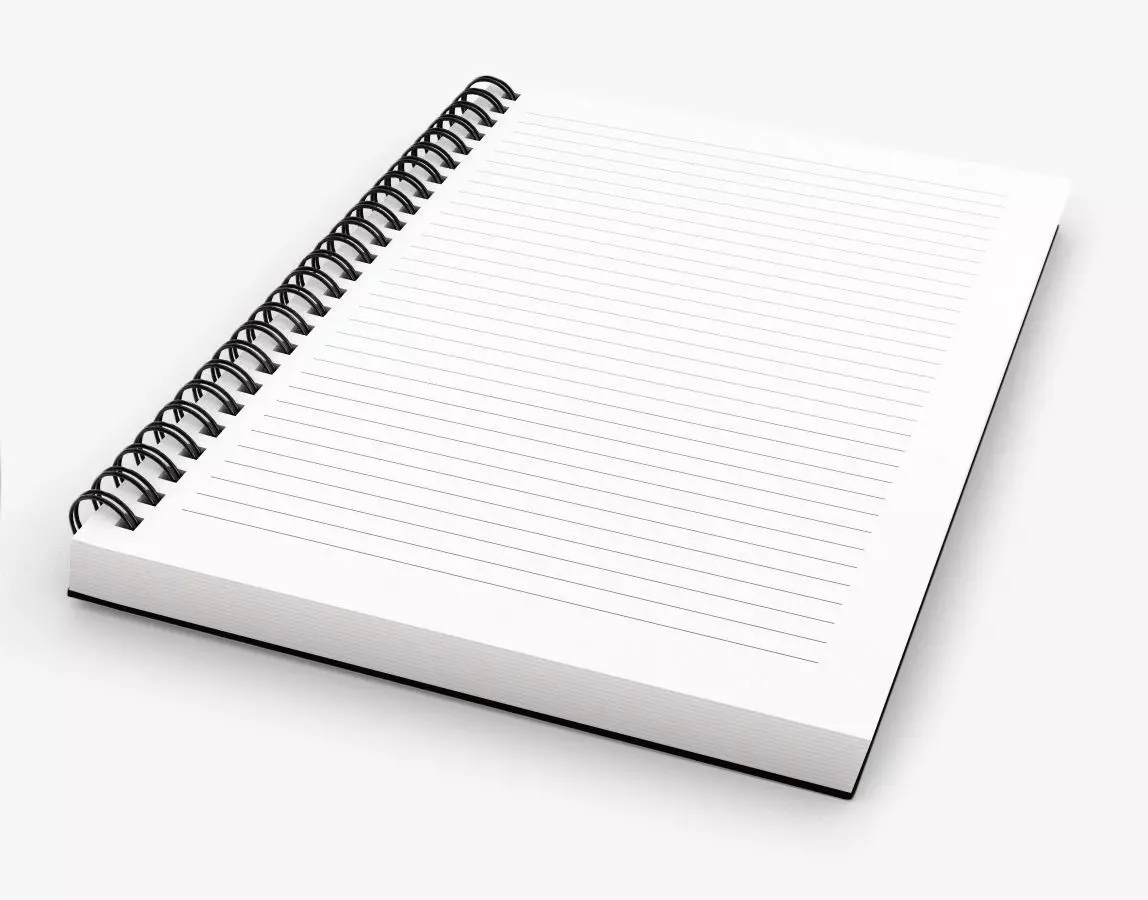 Notebook 001 3D model_0
