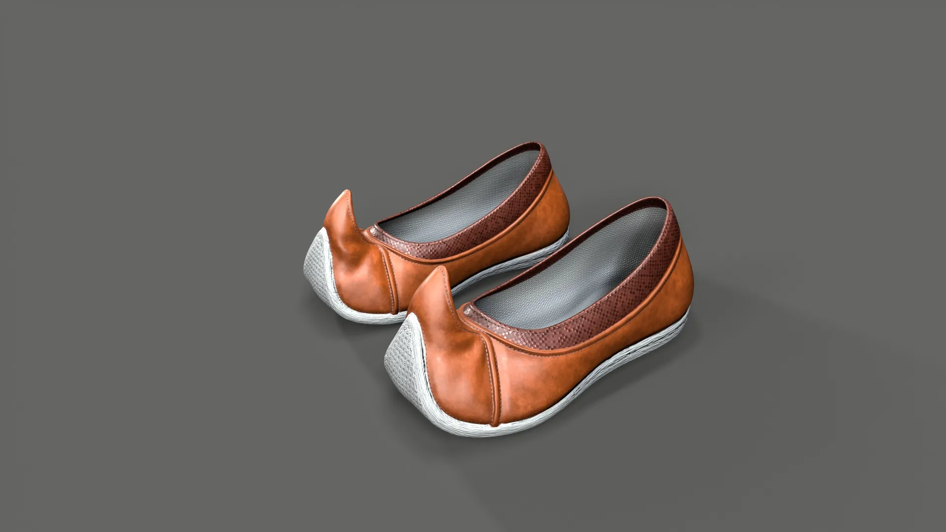shoes Low-poly 3D model