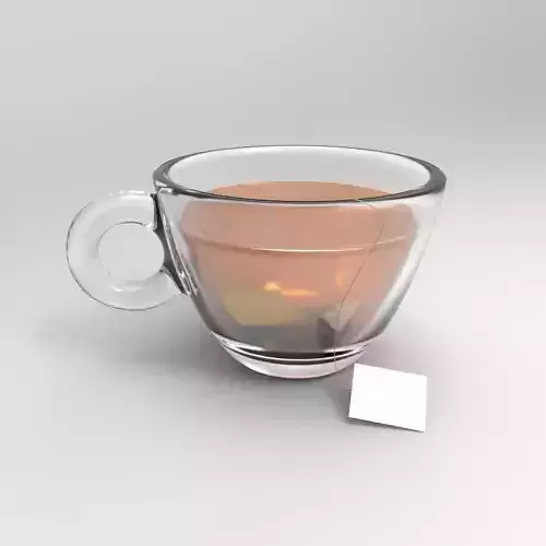 a cup of tea 3D model