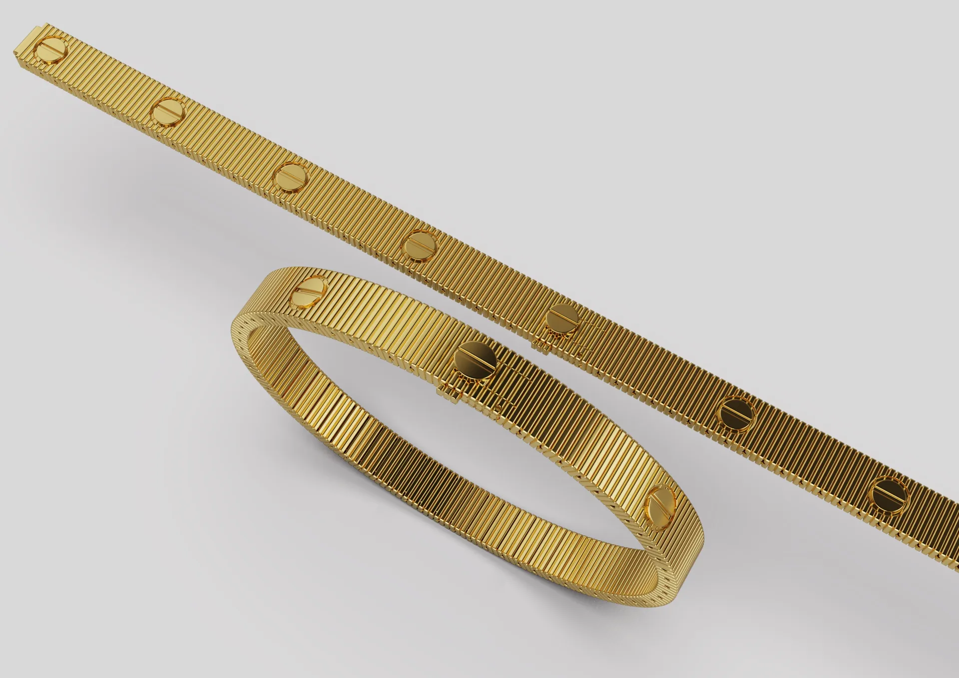 cartier love unlimited bracelet size-188mm N14 3D print model