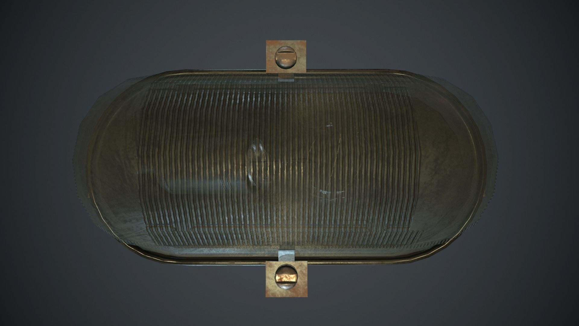 Old Wall Light PBR Game Ready Low-poly 3D model_2