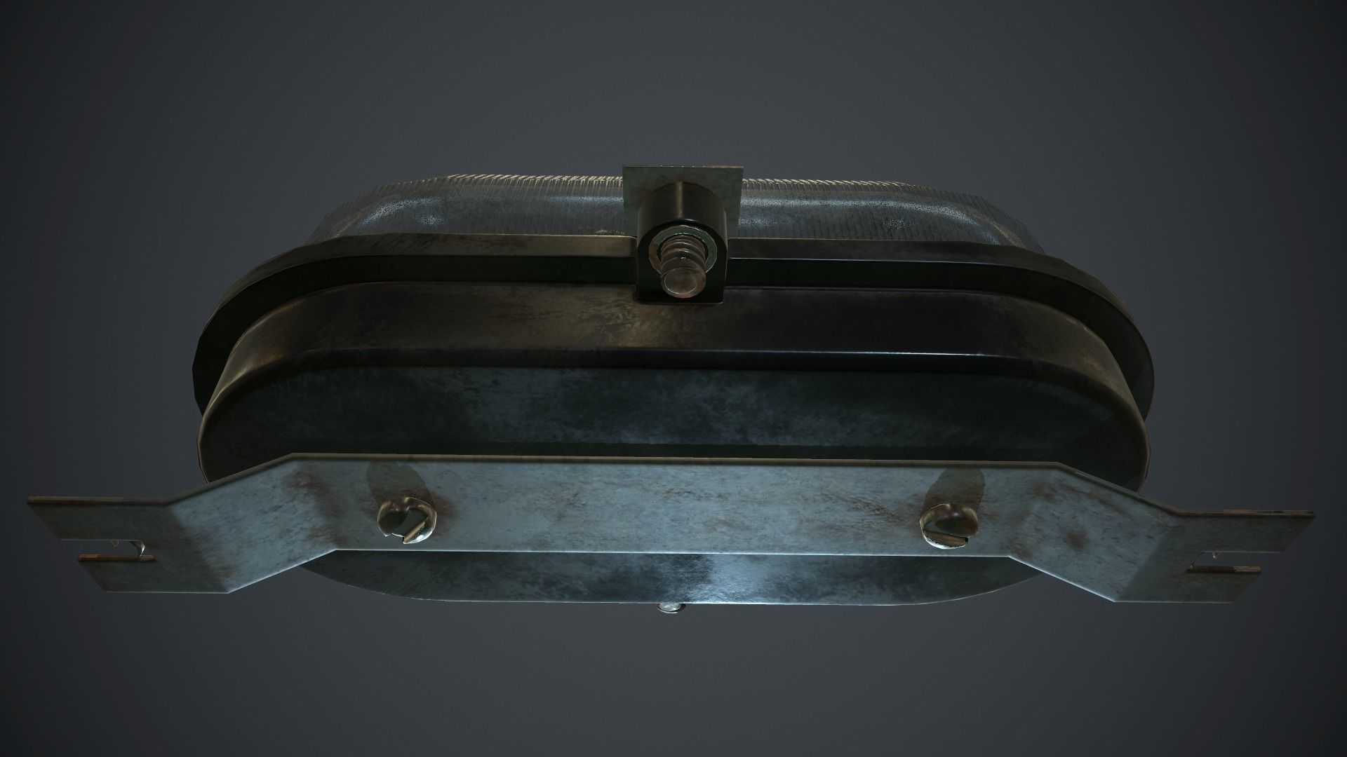 Old Wall Light PBR Game Ready Low-poly 3D model_4