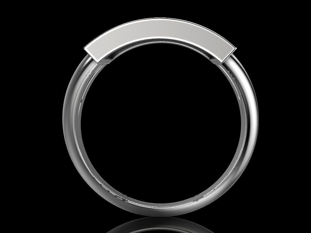 Unicorn ring 3D print model_4