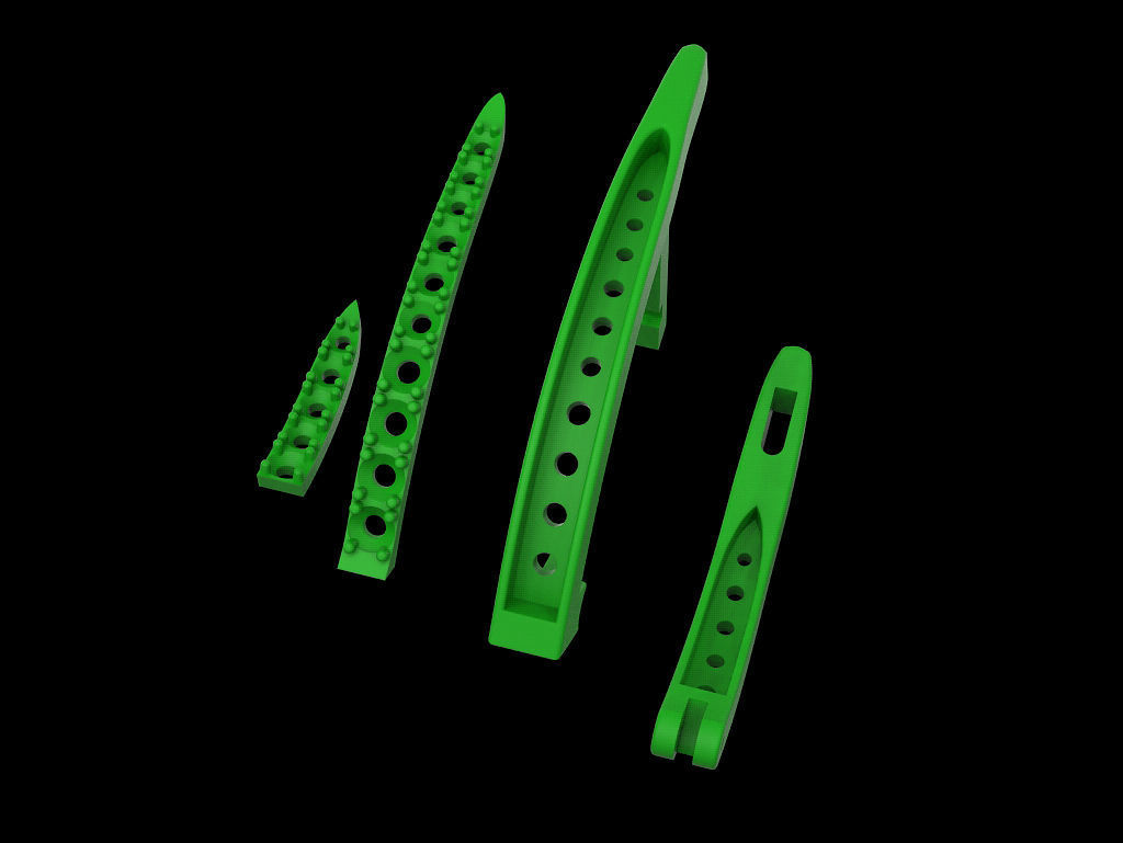 Earrings two gold hoop with diamonds 3D print model_4