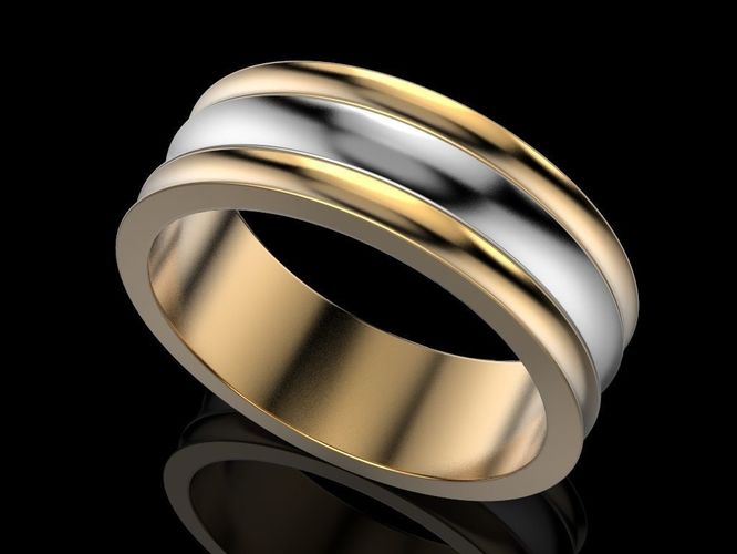 Free Wedding ring Free 3D print model