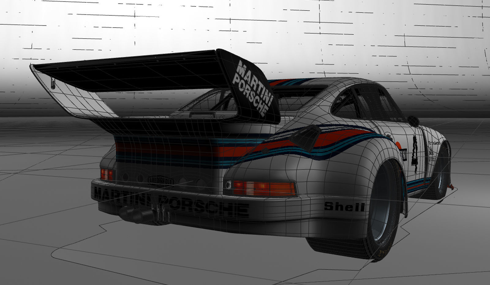 Porsche 935 Baby 1976  3D model_7
