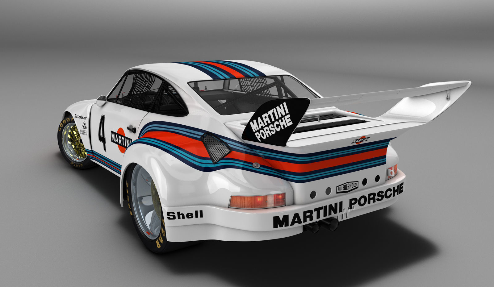 Porsche 935 Baby 1976  3D model_2