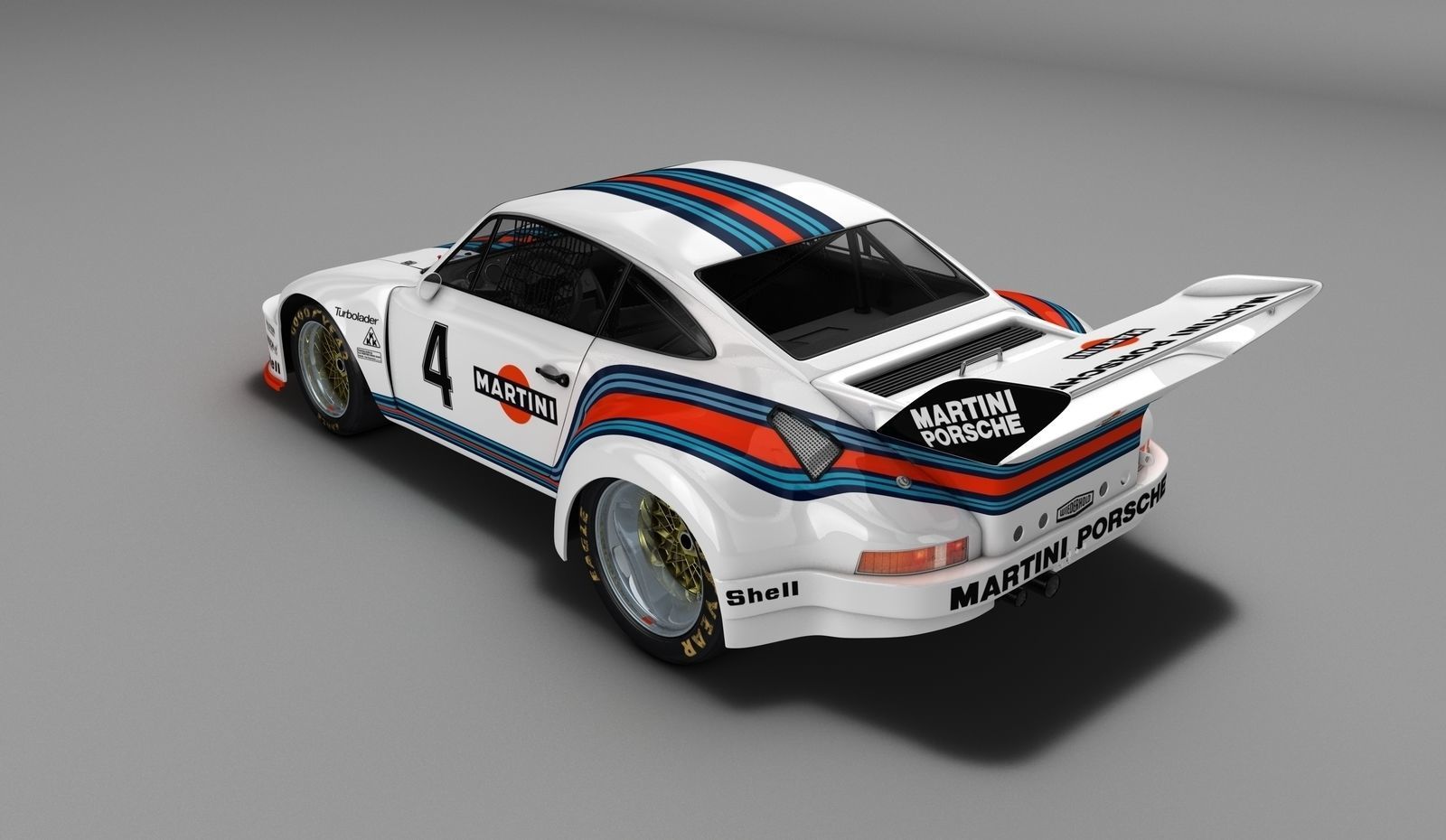 Porsche 935 Baby 1976  3D model_9