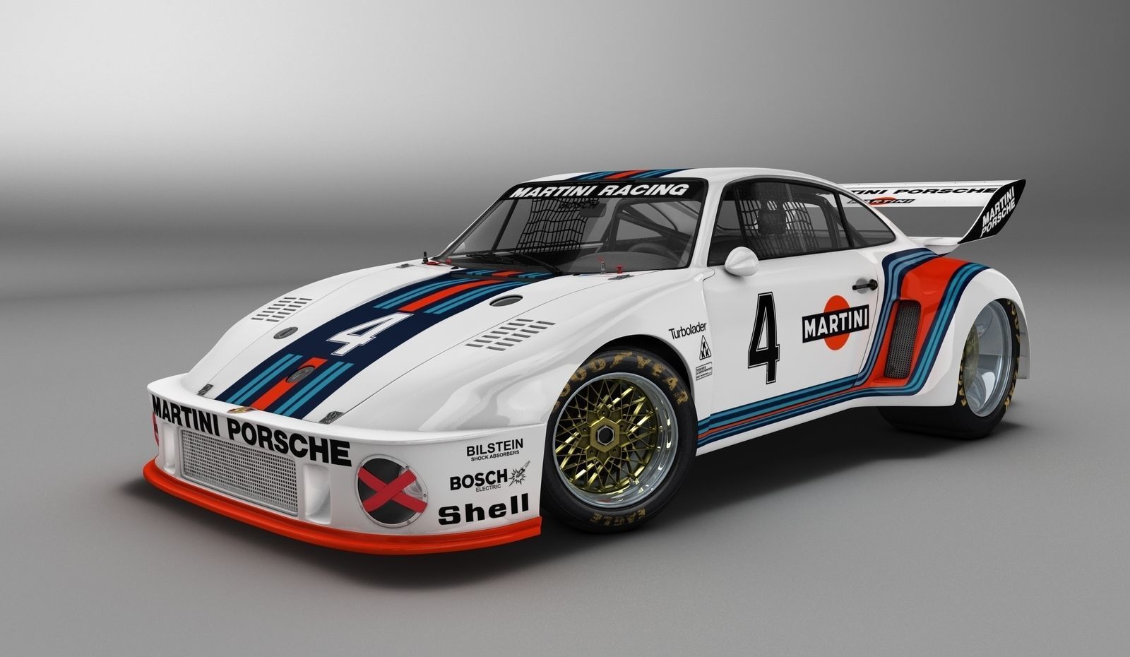 Porsche 935 Baby 1976  3D model_3