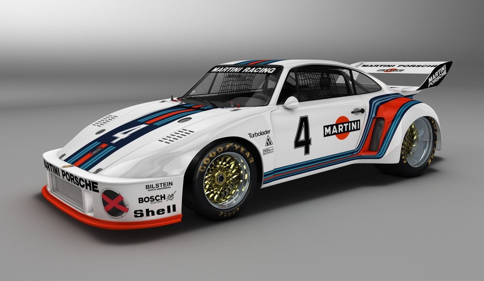 Porsche 935 Baby 1976  3D model_6