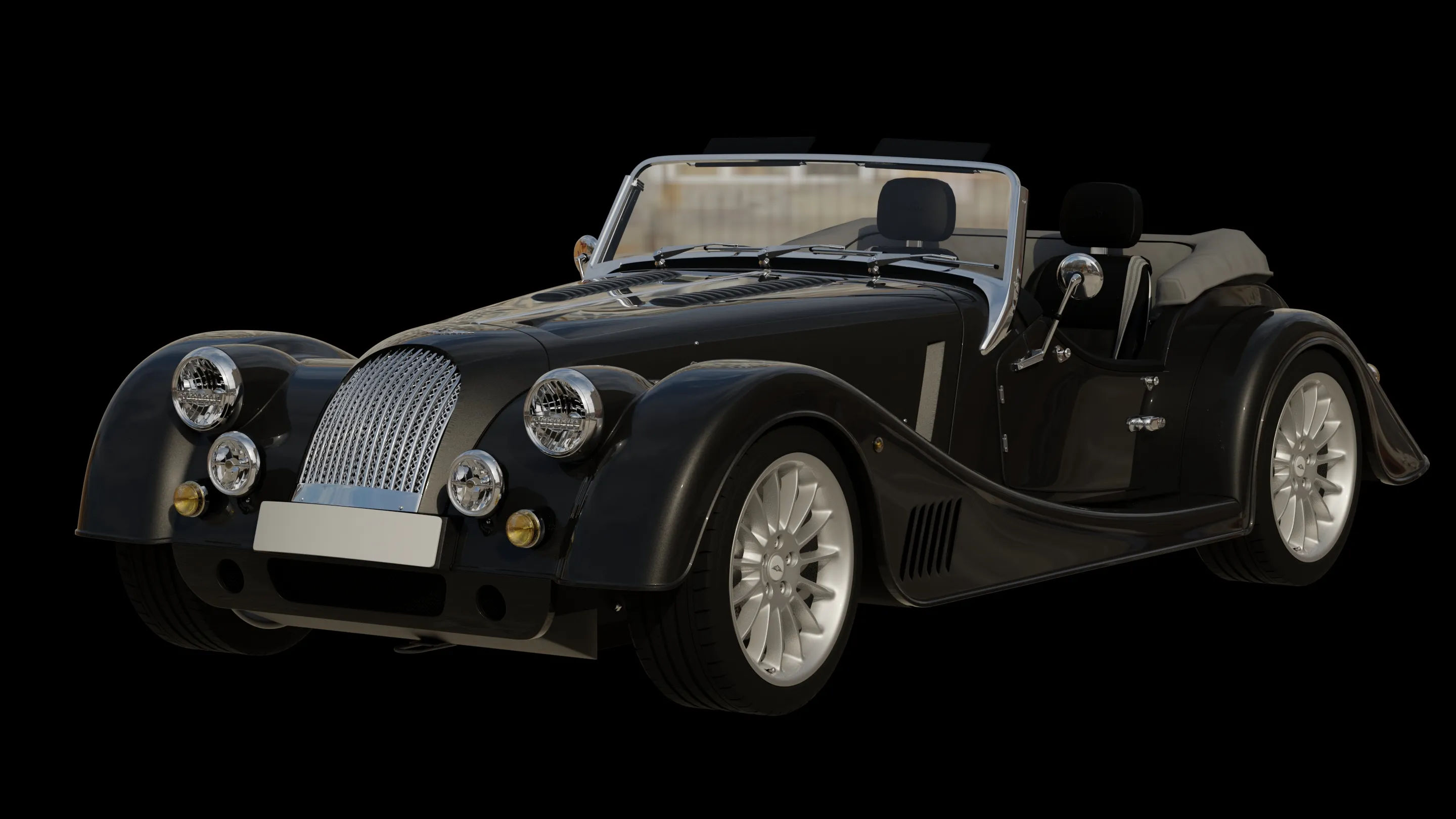 Morgan Plus Six Roadster 3D model