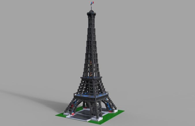 Lego Tower Eifel  3D model