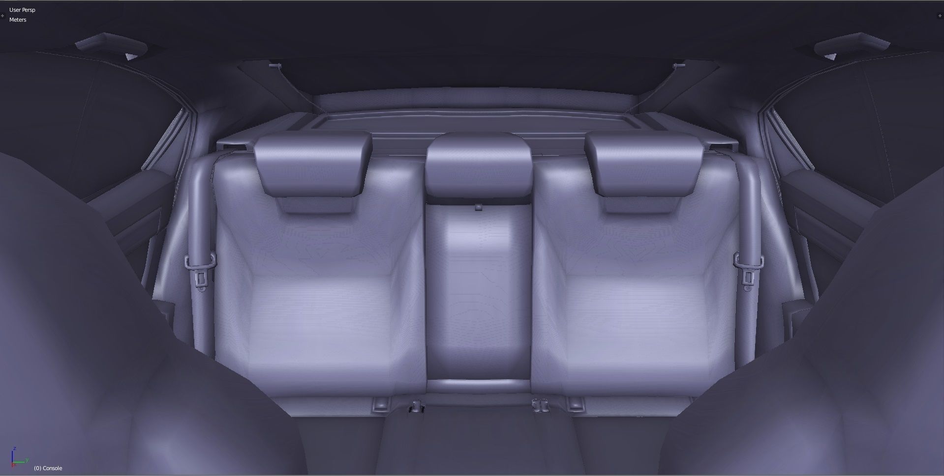 Skoda Octavia RS Game model Low-poly 3D model_3