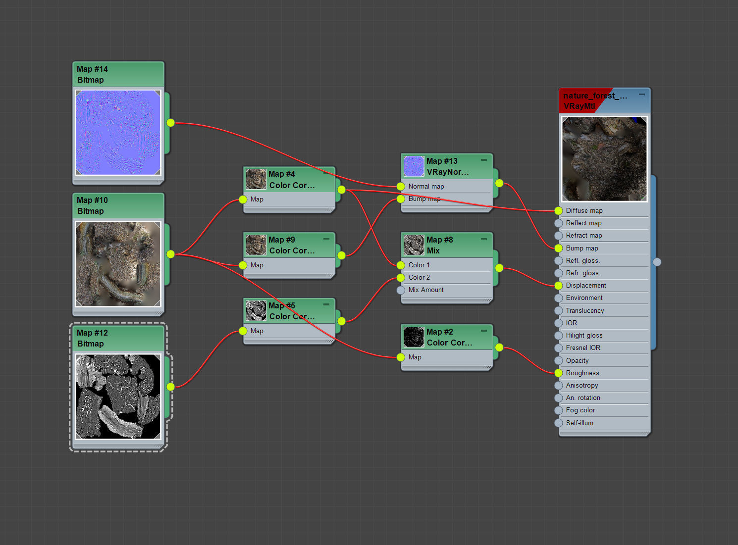 3d scanned nature forest stuff 005 Low-poly 3D model_4